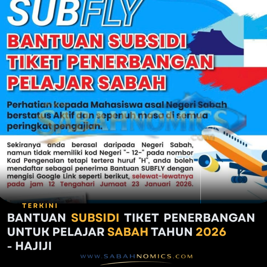 Subsidi Penerbangan Buat Mahasiswa Sabahan