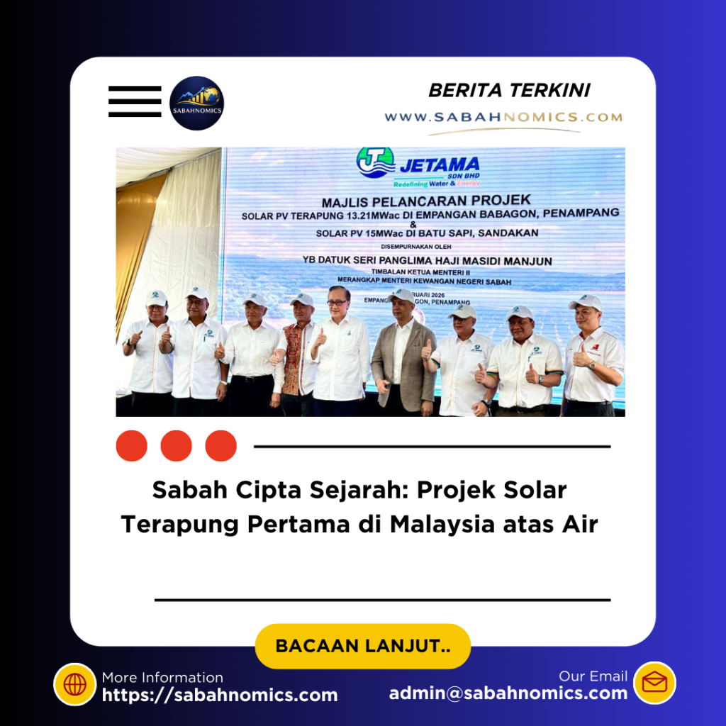 Sabah Cipta Sejarah: Solar Terapung Pertama Malaysia Atas Air