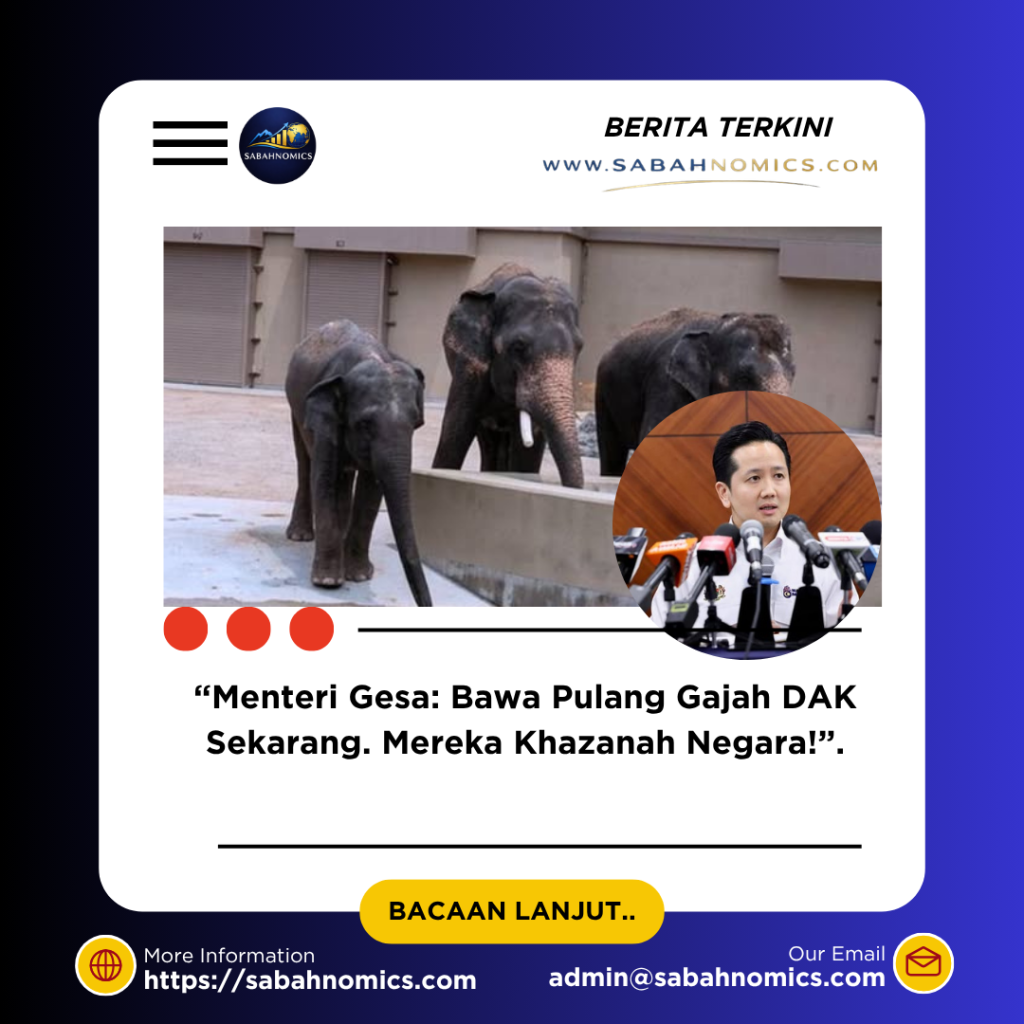 Menteri Gesa Zoo Taiping Bawa Pulang Gajah DAK Dari Jepun